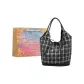 Plaid Bowknot+Shopping Bag