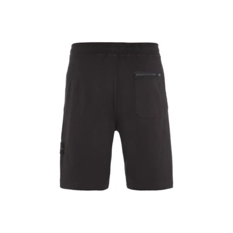 STONE ISLAND Casual Shorts Unisex Black-1