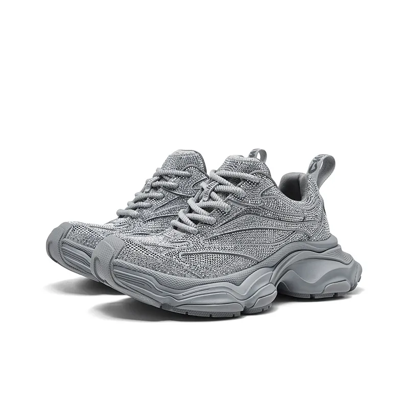 CHERYKALLY Wear-Resistant Breathable Coverage Support Low-Top Chunky Sneakers Women's-1