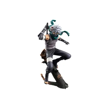 MegaHouse Naruto Shippuden G.E.M. Series Kakashi Hatake Anbu Ver. Re Run Action Figure Gray