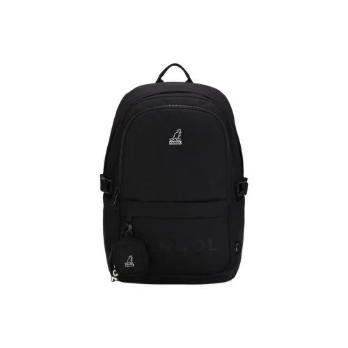 KANGOL Polyester Backpack Unisex Black