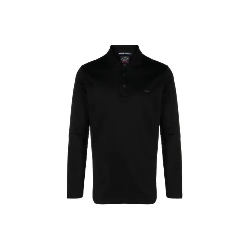 Paul & Shark Polo Shirts Men Black