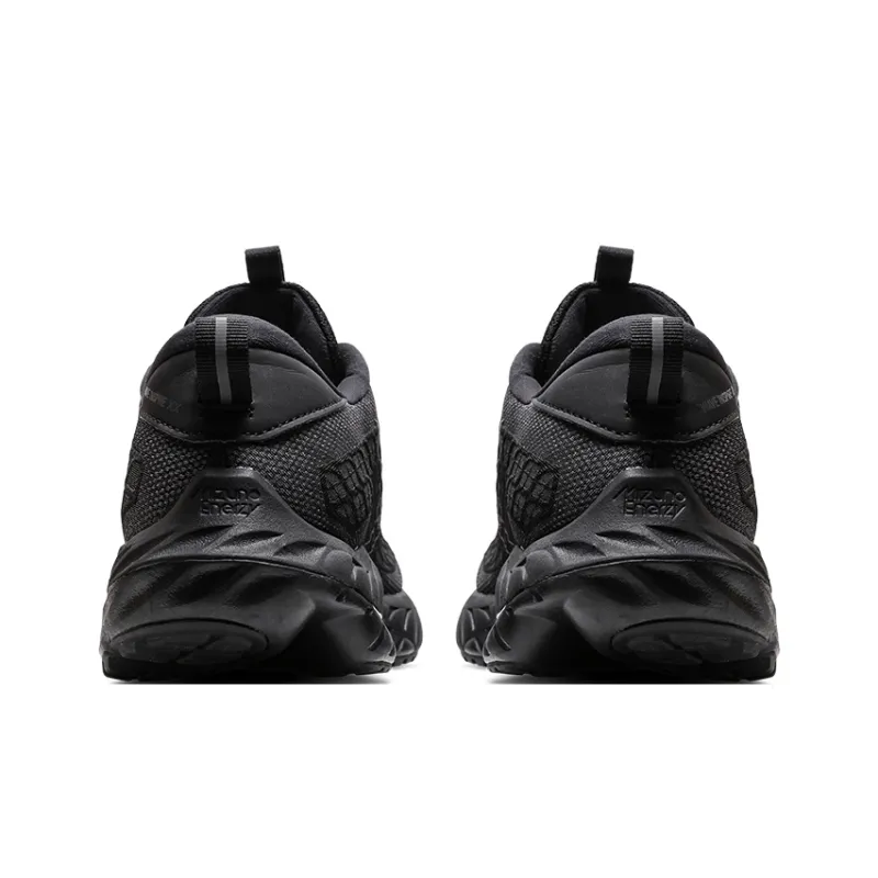 Mizuno Wave Inspire 20 Anti Slip Wear Resistant Low Top Running Shoes Men's Black Gray Color-4