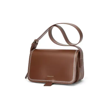 CORALDAISY Synthetic Leather Shoulder Bag Women's Mocha