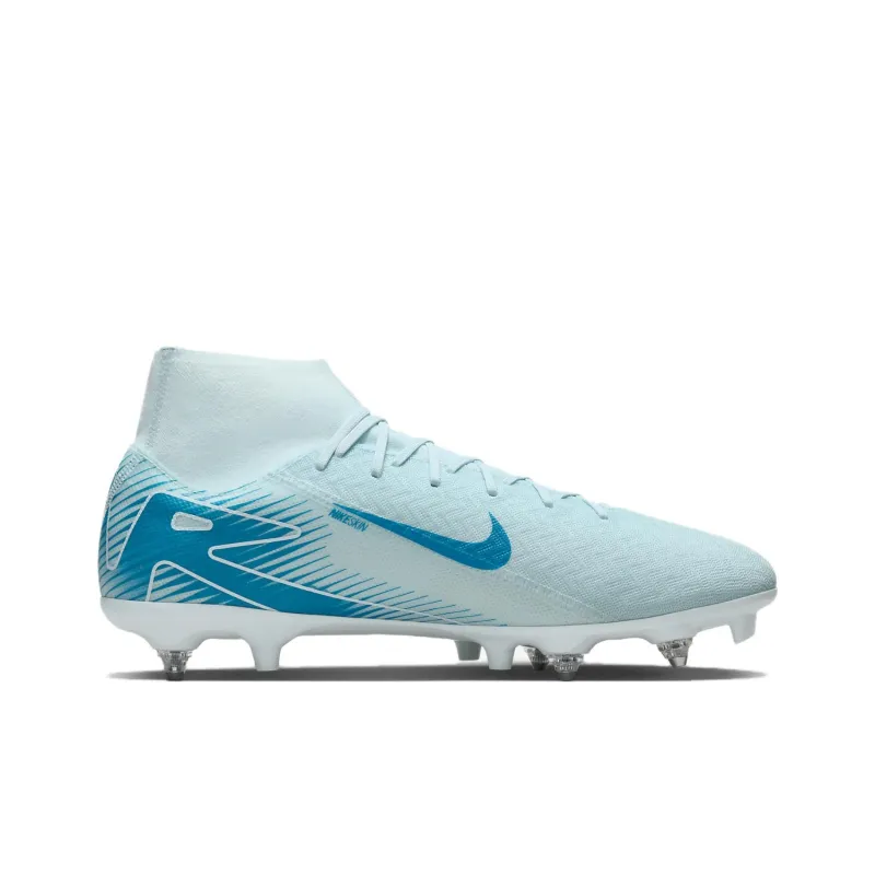 Nike Mercurial Superfly 10 Anti Slip Wear Resistant Soccer Shoes Unisex Blue-1