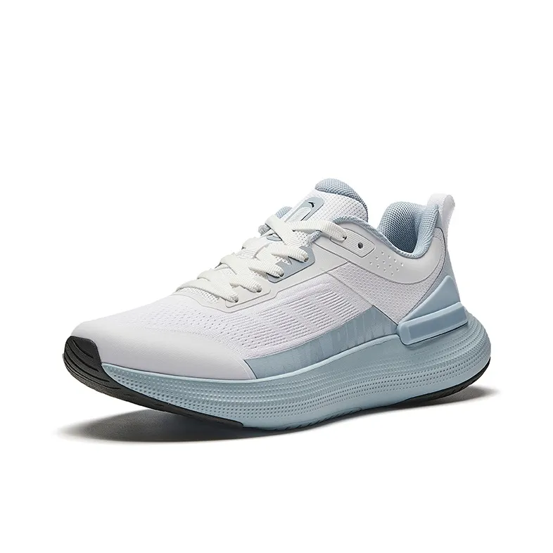 Anta Running Collection Non slip Wear resistant Shock Absorption Low Top Casual Running Shoes Men's Gray Blue-1