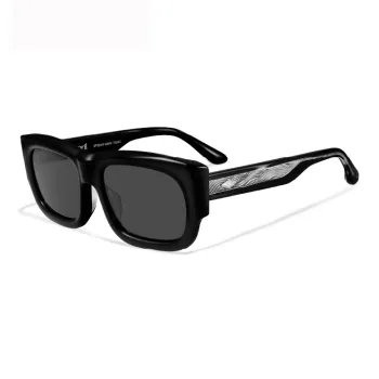 APRIL Plate Frame Square Sunglasses Unisex