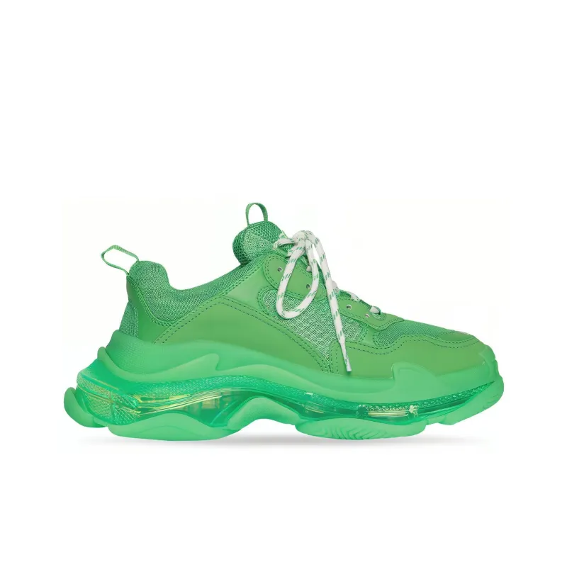 Balenciaga Triple S Clear Sole Bright Green-1