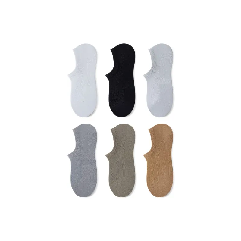 MIIOW No-Show Socks Unisex Combo Set-6