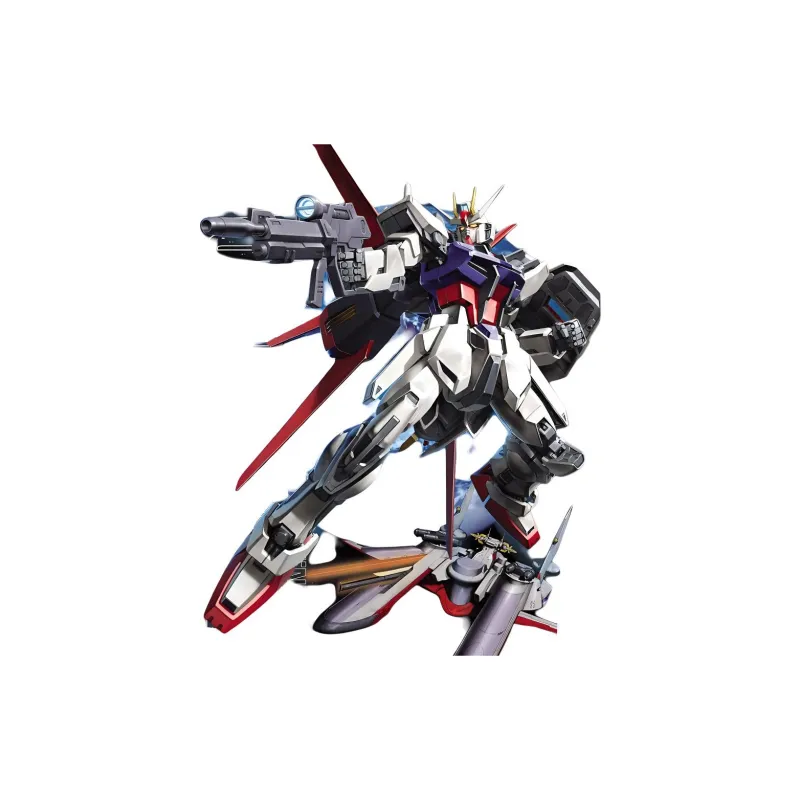 BANDAI MG Mobile Suit Gundam SEED E X01 Empty Strike Gundam & GAT X105 Strike Gundam 18cm Model Kits-1