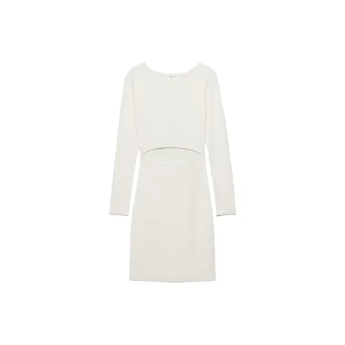 ARITZIA Long-Sleeved Dresses Women's Space White