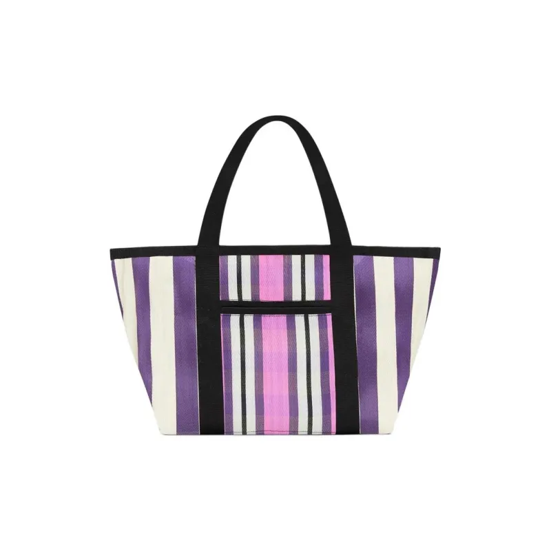 ISABEL MARANT Darwen Nylon Tote Bag, Shopping Bag, Handbag, Shoulder Bag Women's Purple-2