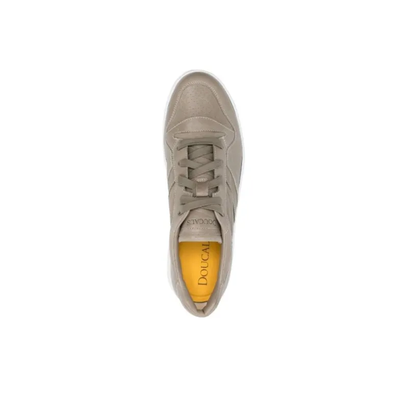 DOUCAL'S Perforated detail Panelled Low top Sneakers-3