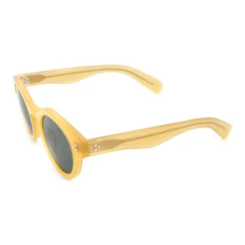 MOSCOT Acetate Oval Sunglasses Men's Yellow