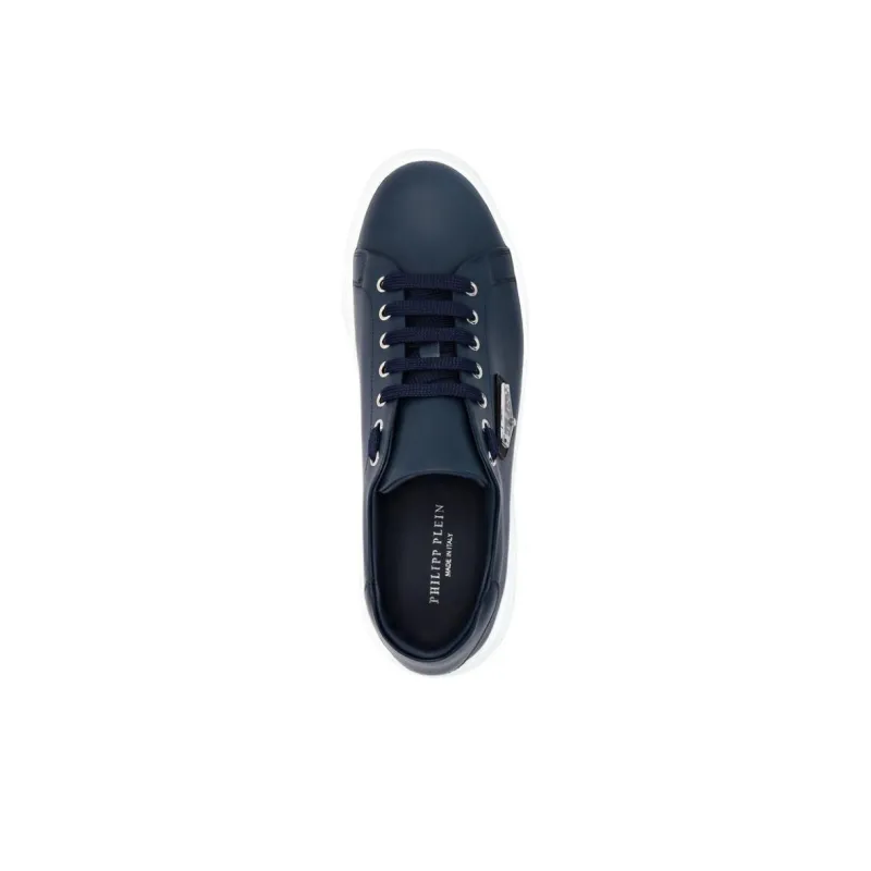 PHILIPP PLEIN Lo Top Iconic Plein Low Top Skateboard Shoes Unisex Blue-3