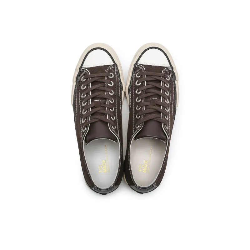 TC Tcmade 005 Low Top Canvas Shoes Unisex Coffee-3