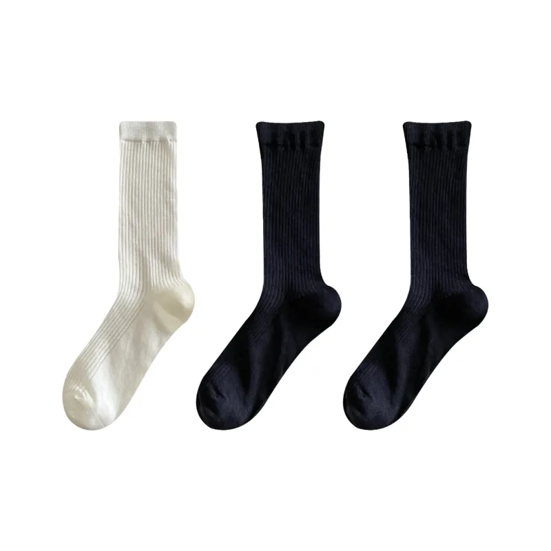 XXLLG Mid Calf Socks Women's 3 Pack-7