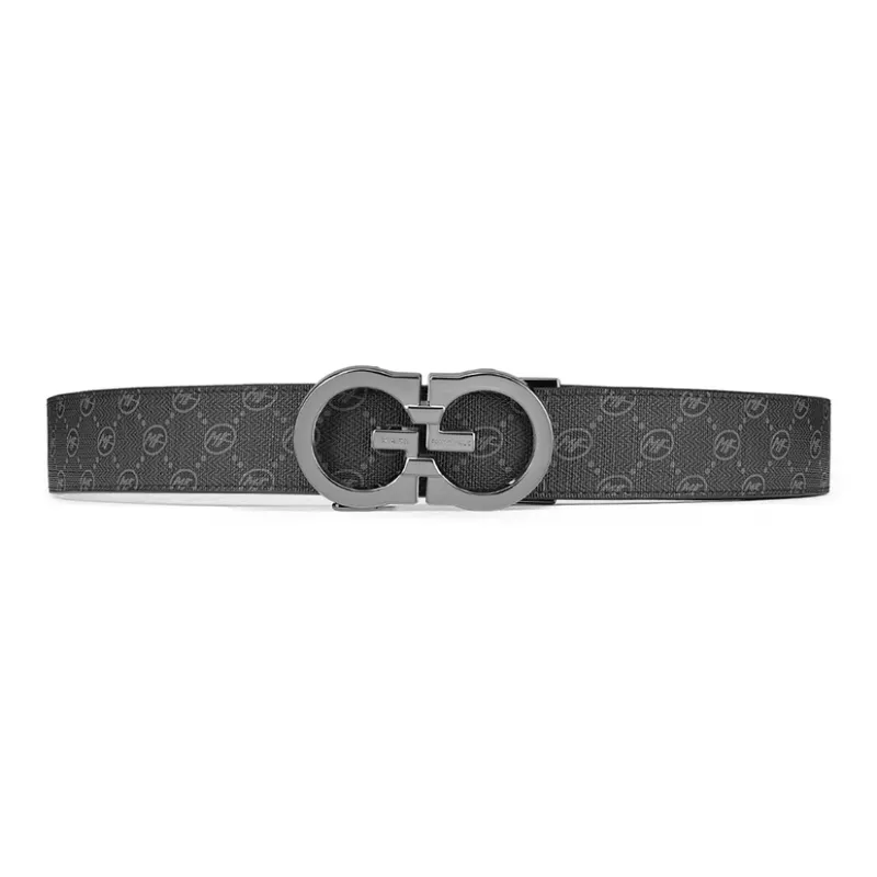 FAIRWHALE Pvc Leather Belts Men's Width 3.5CM-3