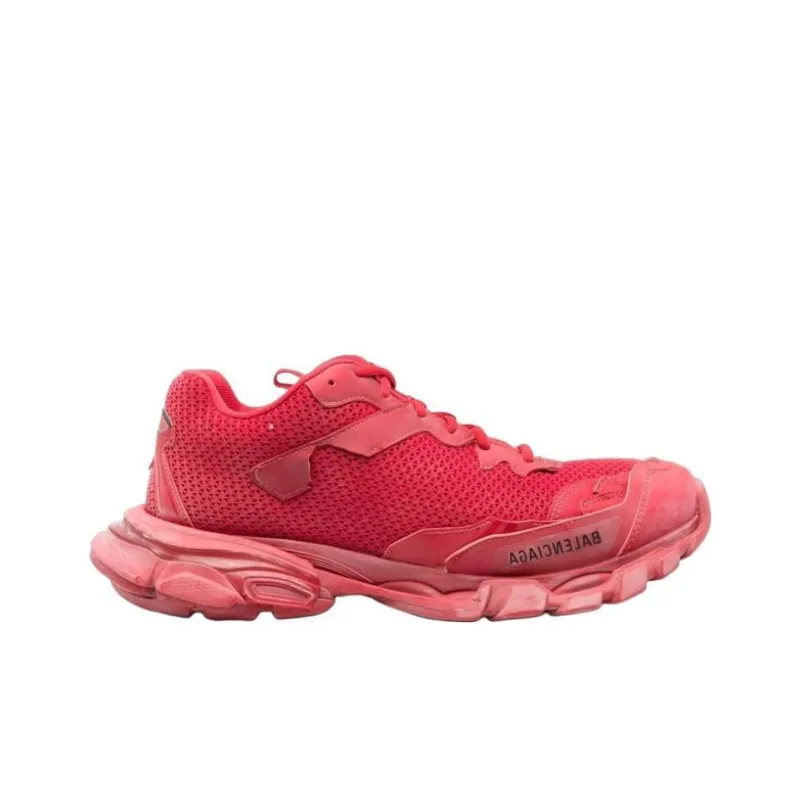 Balenciaga Track 3.0 Low Top Chunky Sneakers Men's Red Vintage Version-1