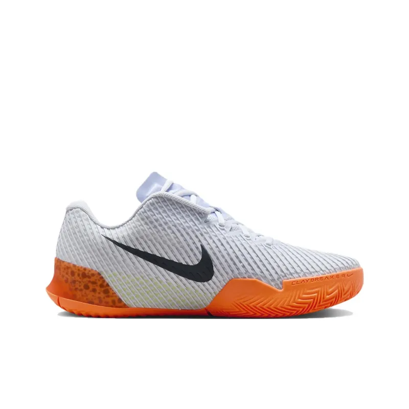 Nike Air Zoom Vapor 11 Anti Slip Wear Resistant Low Top Tennis Shoes Men's White Orange Black-1