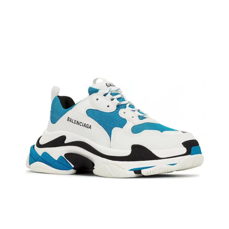 Balenciaga Triple S Sneakers 'White Carib Blue'-2