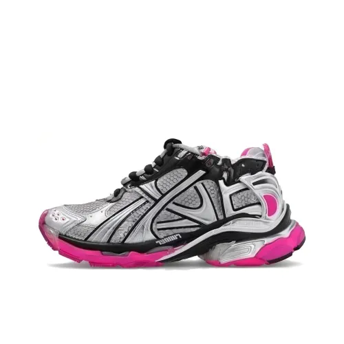 Balenciaga Women's Runner Sneaker 'Worn-Out - Silver Pink'