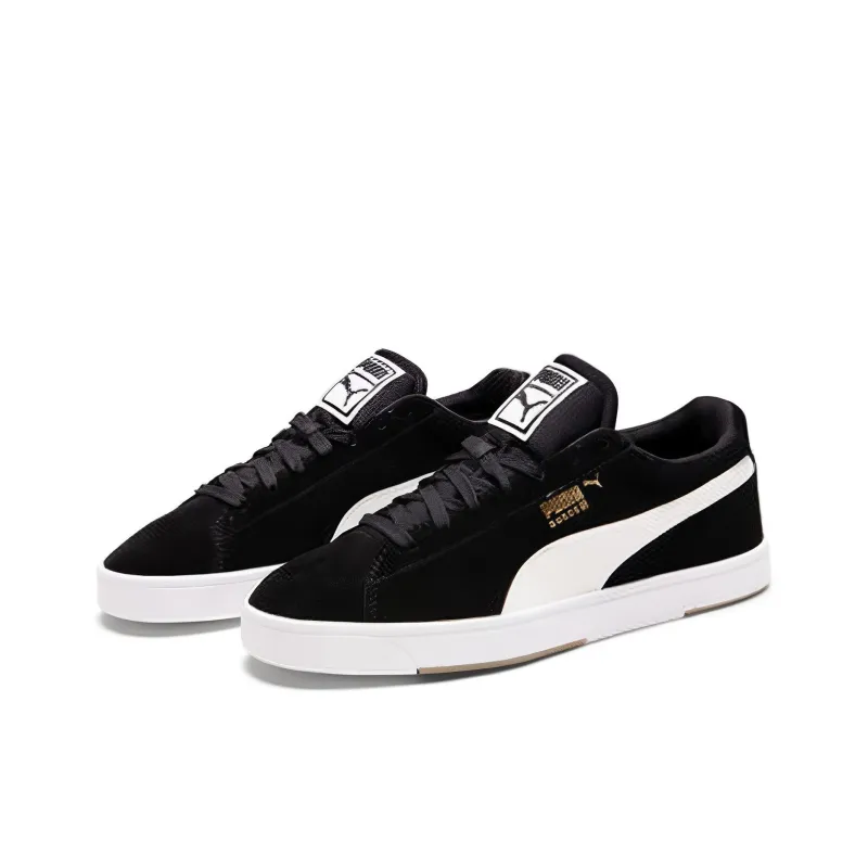 Puma Suede Black White-2