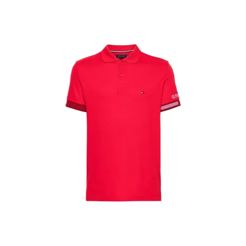 Tommy Hilfiger Logo-embroidered Piqué Polo Shirt