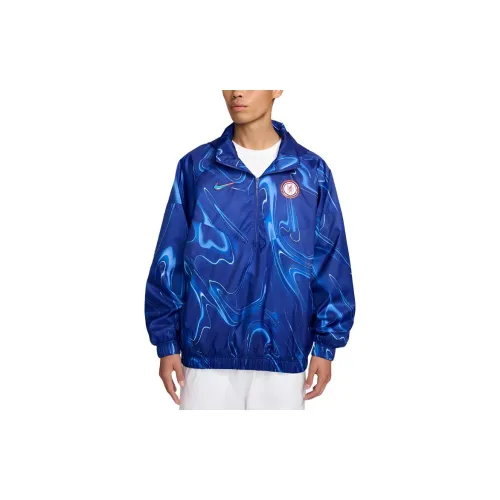 Nike Chelsea FC Jackets Men Rush Blue