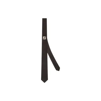 FENDI Mulberry Silk Ties Men's Black