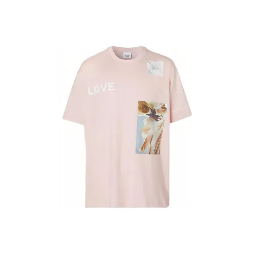 Burberry T-Shirts Men Snowflake Stone Pink