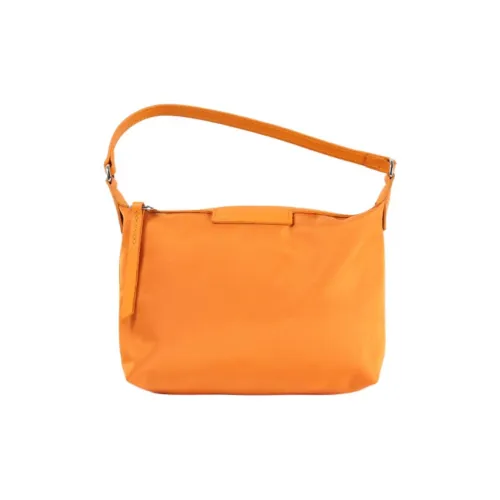 LONGCHAMP Nylon And Leather HandBag 75B01161 Small Size Women's Orange