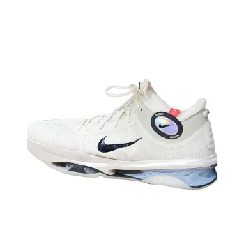 Nike GT Jump 2 'Air Total Foamposite Max' Durable Breathable Low Top Basketball Shoes Men's White