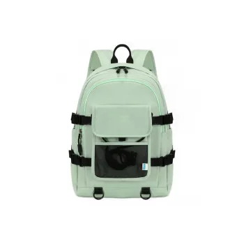 RUIPAI Polyester Backpack Regular Unisex Avocado Green/Beige Yellow/Taro Purple/Black