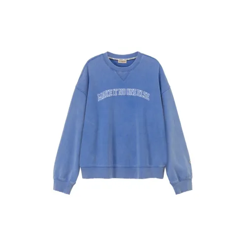 NO ONE ELSE Sweatshirts Unisex Gray Blue