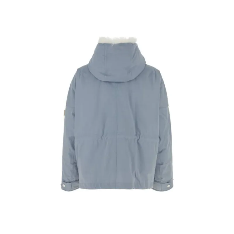 Yves Salomon Logo appliqué Jacket-1