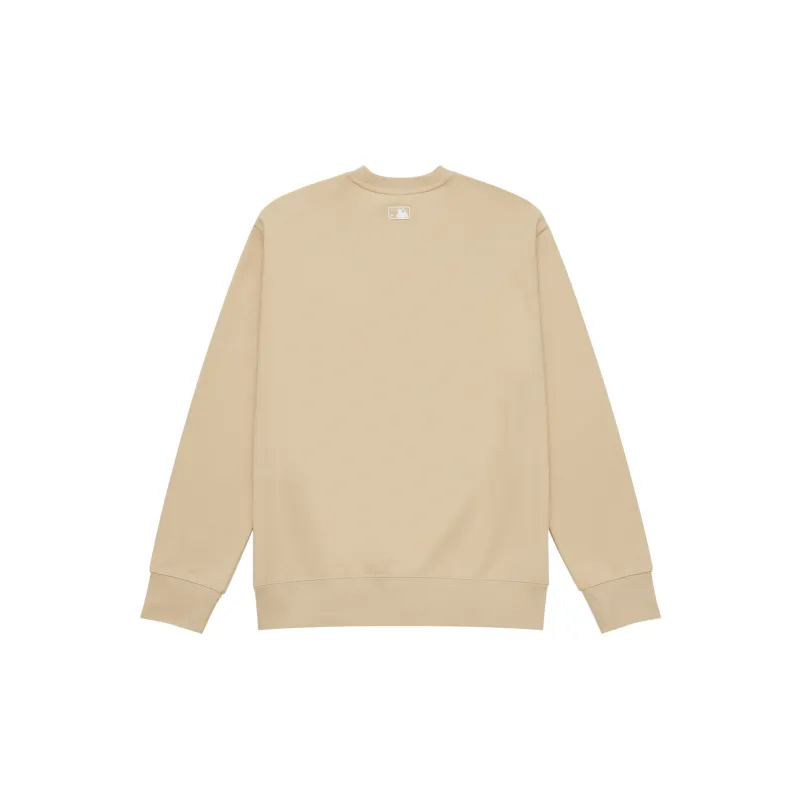 MLB Boston Red Sox Heart Collection 24FW Early Autumn Pullover Crew Neck Sweatshirt Unisex Beige-1