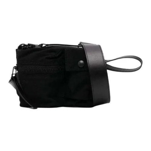 Yohji Yamamoto Wool Shoulder Bag Crossbody Bag Women's Black