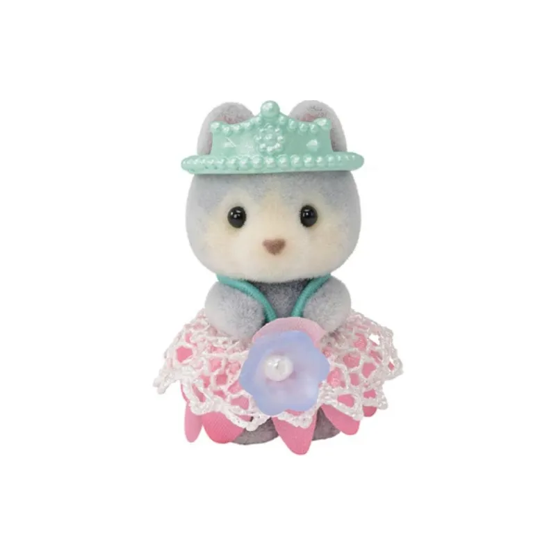 Sylvanian Families Flower Princess Set Dolls Plush Doll 7cm High-6