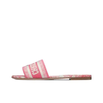 DIOR Dway Slide Slippers Women's Pink White
