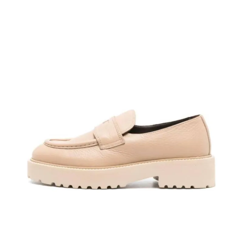 DOUCAL'S Leather Penny Loafers Women's-0