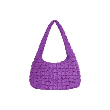 COS Polyester Cloud Bag, Handbag, Shoulder Bag Regular Women's Purple