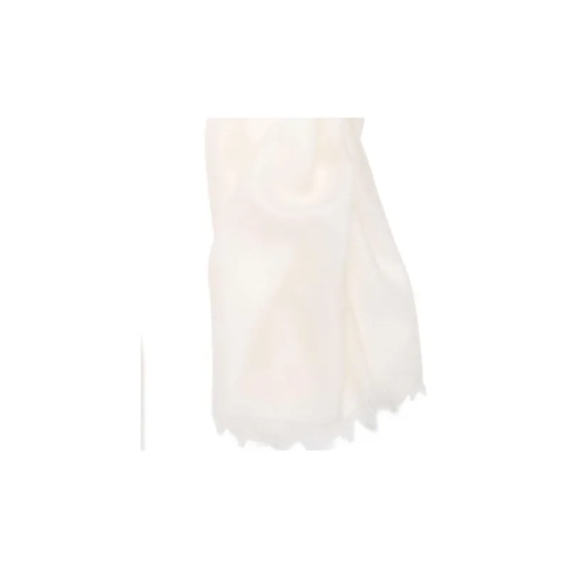 VINCE Cashmere Knit Scarves Women's White-2