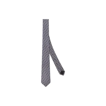 FENDI Mulberry Silk Ties Men's Blue