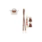 (Cognac) · Crossbody Beads Set