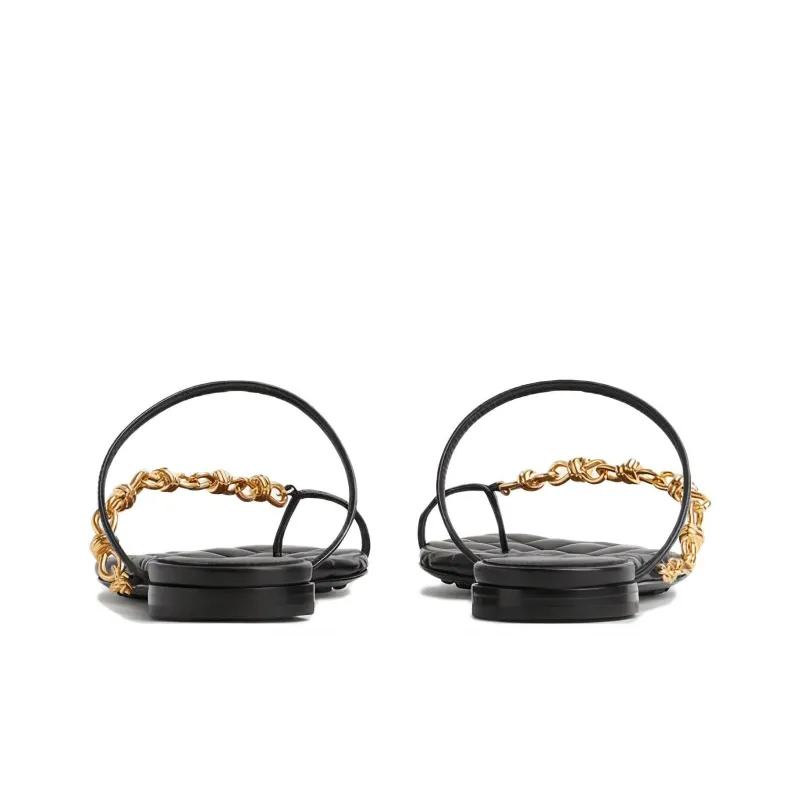 Bottega Veneta Flip Flops Women's Black-3