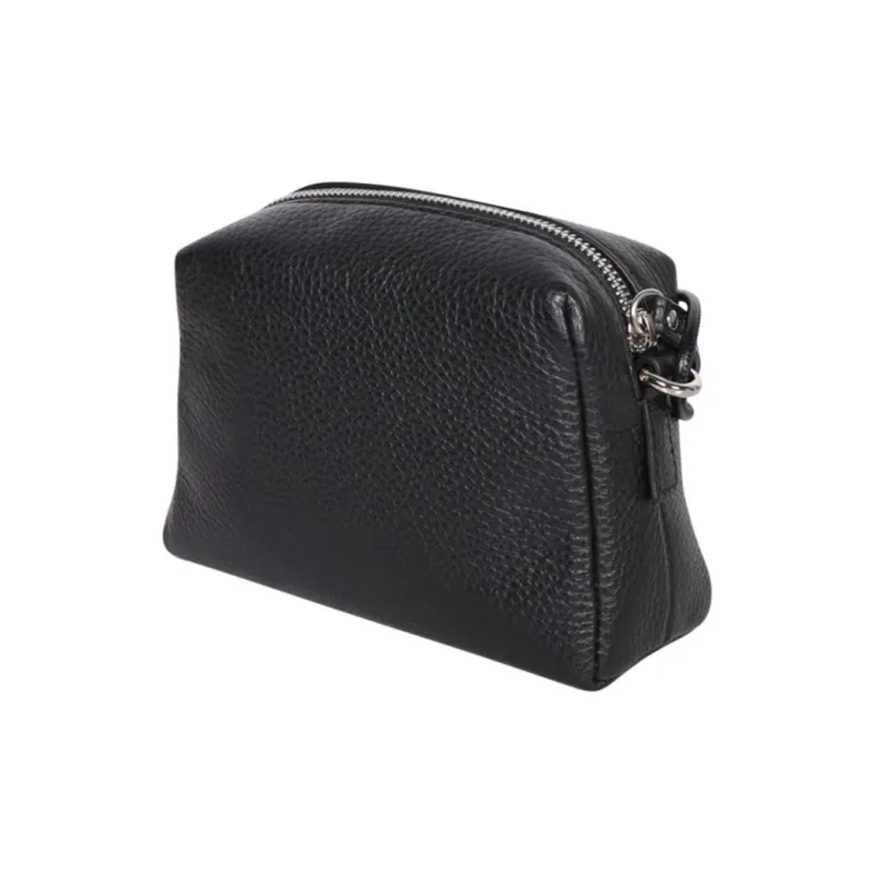Zanellato Calfskin Handheld Shoulder Bag Regular Women's Black-1