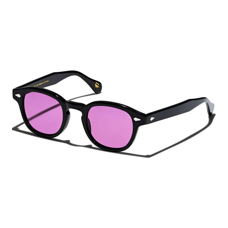 MOSCOT Subject To Official Website Round Sunglasses Men's Black-0