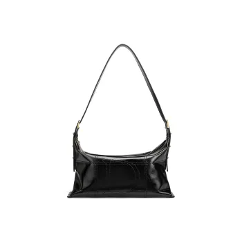 CORALDAISY Synthetic Leather Shoulder Bag Women's Black