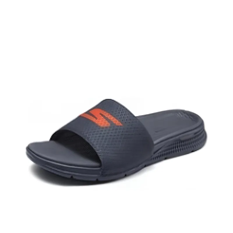 Skechers Slip Resistant Slide Slippers Men's Charcoal Gray-2